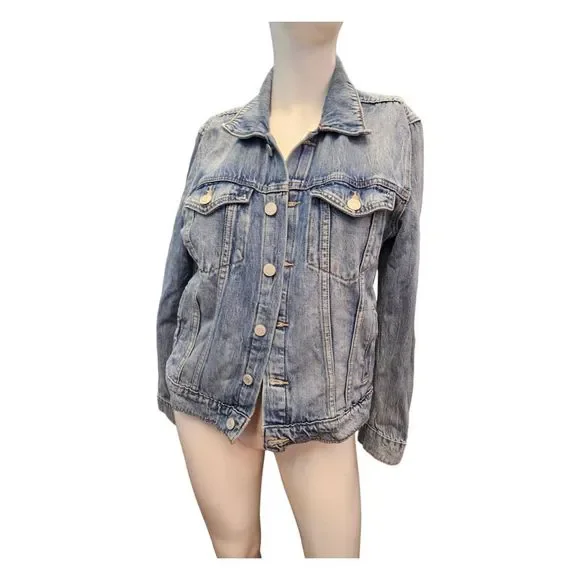 Lucky Brand Jean Jacket Women's Size Medium - Picture 4 of 12